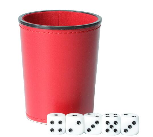 Velvet Leather Dice Cup